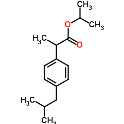 布洛芬异丙酯结构式