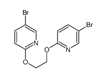 2,2'-[1,2-ethanediylbis(oxy)]bis[5-bromopyridine]结构式