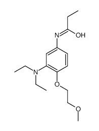 N-[3-(diethylamino)-4-(2-methoxyethoxy)phenyl]propanamide结构式