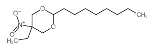 5-ethyl-5-nitro-2-octyl-1,3-dioxane structure