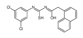 N-[(3,5-dichlorophenyl)carbamothioyl]-2-naphthalen-1-ylacetamide Structure