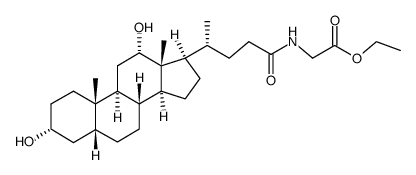 ethyl glycodeoxycholate Structure