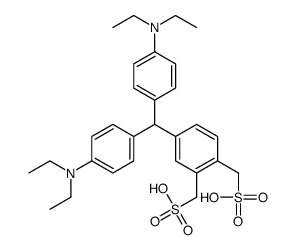 4-(bis(4-(diethylamino)phenyl)methyl)benzene-1,2-dimethanesulfonic acid picture