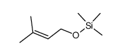 3-methyl-1-(trimethylsilyloxy)but-2-ene Structure