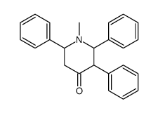 1-Methyl-2,3,6-triphenyl-4-piperidinamine结构式