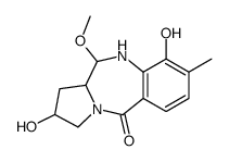 4,8-dihydroxy-6-methoxy-3-methyl-5,6,6a,7,8,9-hexahydropyrrolo[2,1-c][1,4]benzodiazepin-11-one Structure