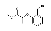 ethyl 2-[2-(bromomethyl)phenoxy]propanoate结构式