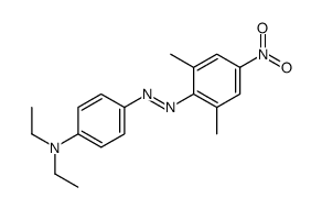 4-[(2,6-dimethyl-4-nitrophenyl)diazenyl]-N,N-diethylaniline结构式