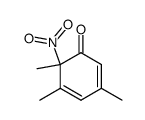 3,5,6-trimethyl-6-nitrocyclohexa-2,4-dienone Structure