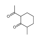 2-acetyl-6-methylcyclohexan-1-one Structure