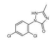 2-(2,4-二氯苯基)-5-甲基-2,4-二氢-[1,2,4]噻唑-3-酮结构式