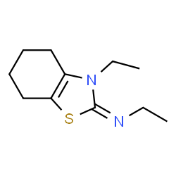 Ethanamine, N-(3-ethyl-4,5,6,7-tetrahydro-2(3H)-benzothiazolylidene)- (9CI)结构式