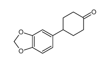 4-(1,3-benzodioxol-5-yl)cyclohexan-1-one Structure