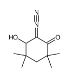 2-Diazo-3-hydroxy-4,4,6,6-tetramethyl-1-cyclohexanone Structure