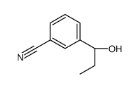 3-[(1R)-1-hydroxypropyl]benzonitrile Structure