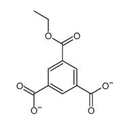 5-ethoxycarbonylbenzene-1,3-dicarboxylate结构式