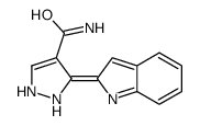 3-indol-2-ylidene-1,2-dihydropyrazole-4-carboxamide结构式