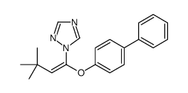 1-[3,3-dimethyl-1-(4-phenylphenoxy)but-1-enyl]-1,2,4-triazole Structure