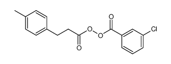 3-chlorobenzoic 3-(p-tolyl)propanoic peroxyanhydride Structure