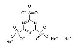 trisodium 1,3,5-triazine-2,4,6-trisulphonate Structure