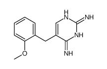 5-[(2-methoxyphenyl)methyl]pyrimidine-2,4-diamine Structure