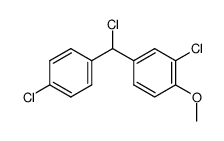 2-chloro-4-(4,α-dichloro-benzyl)-anisole Structure