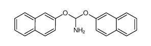 C,C-bis-[2]naphthyloxy-methylamine结构式
