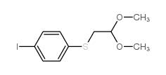 1-(2,2-DIMETHOXY-ETHYLSULFANYL)-4-IODO-BENZENE Structure