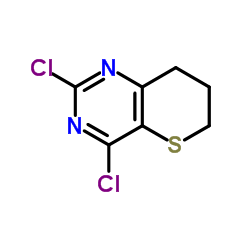 2,4-Dichloro-7,8-dihydro-6H-thiopyrano[3,2-d]pyrimidine Structure