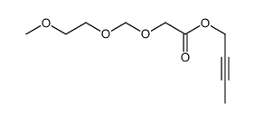 but-2-ynyl 2-(2-methoxyethoxymethoxy)acetate结构式