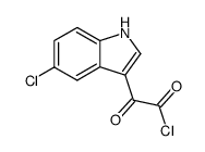 2-(5-chloro-1H-indol-3-yl)-2-oxoacetyl chloride Structure