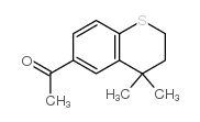 6-Acetyl-4,4-dimethylthio-chroman Structure