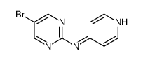 5-bromo-N-4-pyridinyl-2-Pyrimidinamine结构式