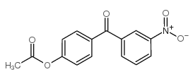 4-ACETOXY-3'-NITROBENZOPHENONE结构式