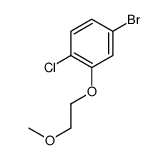 4-Bromo-1-chloro-2-(2-methoxyethoxy)benzene Structure