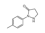 2-(4-methylphenyl)pyrazolidin-3-one结构式