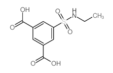 5-(ethylsulfamoyl)benzene-1,3-dicarboxylic acid structure