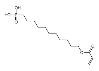 11-Phosphonoundecyl acrylate structure