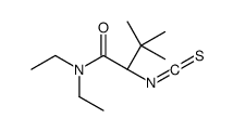 (2S)-N,N-diethyl-2-isothiocyanato-3,3-dimethylbutanamide结构式