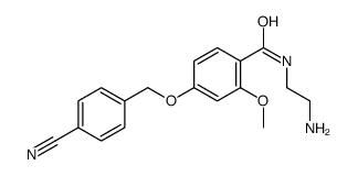 N-(2-aminoethyl)-4-[(4-cyanophenyl)methoxy]-2-methoxybenzamide Structure