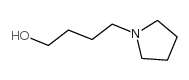 4-(1-吡咯烷)-1-丁醇结构式