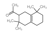 Ethanone,1-(1,2,3,4,5,6,7,8-octahydro-3,3,8,8-tetramethyl-2-naphthalenyl)-结构式