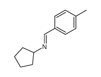 N-cyclopentyl-1-(p-tolyl)methanimine结构式