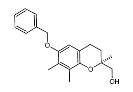 2,7,8-trimethyl-6-benzyloxychroman-2-methanol Structure