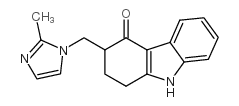 1,2,3,9-四氢-3-[(2-甲基-1H-咪唑-1-基)甲基]-4H-咔唑-4-酮结构式