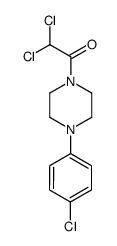 1-(4-chloro-phenyl)-4-dichloroacetyl-piperazine结构式