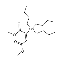 dimethyl 2-(tributylstannyl)maleate结构式