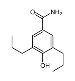 3,5-Dipropyl-4-hydroxybenzamide Structure