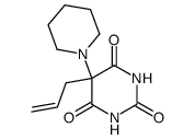 5-allyl-5-piperidino-barbituric acid结构式