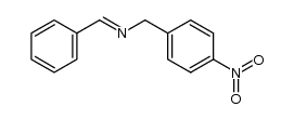 benzylidene-(4-nitro-benzyl)-amine Structure